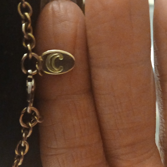 Charming Charlie Gold and Brown Necklace - Picture 3 of 4